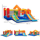 Outsunny Bouncy Castle with Pool and Slides - Extra Large