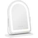 HOMCOM Vanity Mirror with Lights, 3 Colour, 360° Rotation, Touch Screen