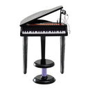 HOMCOM Mini Electronic Piano W/Stool-Black