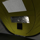 Outsunny Camping Tent Dome Pop-up Tent with Windows for 4-5 Person Yellow
