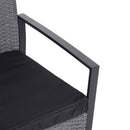 Outsunny Rattan Bistro Set - Grey