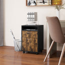 HOMCOM 60cm Filing Cabinet with Drawers and Open Shelf