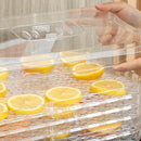 HOMCOM 5 Tier Food Dehydrator, 245W for Drying Fruit, Meat, Vegetable, White