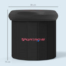 SPORTNOW Ice Bath Tub Outdoor, 300L Portable Cold Water Therapy Tub, Black