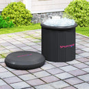 SPORTNOW Ice Bath Tub Outdoor, 300L Portable Cold Water Therapy Tub, Black