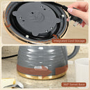 HOMCOM Electric Kettle, Fast Boil, 1.7L, 3kW, Swivel, Ripple