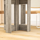 HOMCOM Folding Dining Table Foldable Drop Leaf Dinner Table for Kitchen Grey