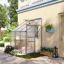 Outsunny Greenhouse Polytunnel 6 x 4 ft - Clear