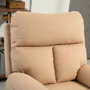 HOMCOM Recliner Armchair, Reclining Chair with Adjustable Leg Rest