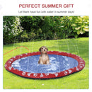 PawHut Pet Splash Pad 150cm - Red