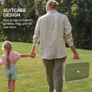 Outsunny Portable BBQ Grill with Suitcase Design for Camping Picnic Party