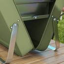 Outsunny Portable BBQ Grill with Suitcase Design for Camping Picnic Party