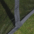 Outsunny 3x4m 2-Tier Gazebo Aluminium Garden Marquee Party Tent Black