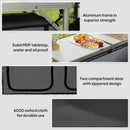 Outsunny Picnic Table Camping Folding Portable Dining Storage Garden Outdoor