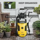 Outsunny 1800W Power Washer 150 Bar Pressure 6M Hose And Hose Reel