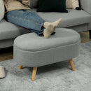 HOMCOM Ottoman Storage Bench for Hallway, Living Room