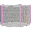 SPORTNOW 8ft Trampoline Net Replacement Safety Net with Zipped Door