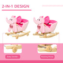 HOMCOM  Children's Rocking Elephant - Pink