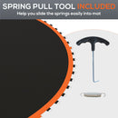 SPORTNOW Trampoline Mat with 72 V-Hooks, for 12ft Trampoline