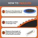 SPORTNOW Trampoline Mat with 72 V-Hooks, for 12ft Trampoline