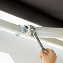 Outsunny  Retractable Sun Shade  3.5 x 2.5m - Grey