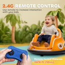 AIYAPLAY Angry Bird Licensed Bumper Car for Kids w/ Joysticks