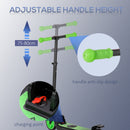HOMCOM Folding Electric Scooter With Rear Wheel Brake