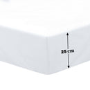 Lewis's Non-Iron Percale Sheet Range – White