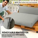 Outsunny 2 Seat Pallet Cushions 20cm Thick Outdoor Seat Pads