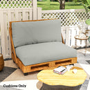 Outsunny 2 Seat Pallet Cushions 20cm Thick Outdoor Seat Pads