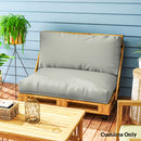Outsunny 2 Seat Pallet Cushions 20cm Thick Outdoor Seat Pads
