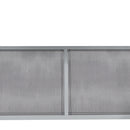 Outsunny Metal Swing Chair Garden Hammock 3 Seater Patio Bench w/ Canopy, Grey