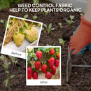 Outsunny 2m x 90m Weed Control Membrane, Heavy Duty Weed Barrier Fabric