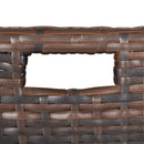 Outsunny Rattan Dining Set 10 Seater - Brown
