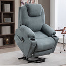 HOMCOM Lift Chair With Vibration Massage, Heat, Easy Assembly, Grey