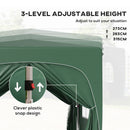 Outsunny 3 x 3(m) UPF50+ Pop Up Gazebo with Sides and Carry Bag