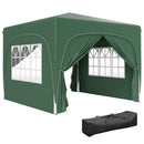 Outsunny 3 x 3(m) UPF50+ Pop Up Gazebo with Sides and Carry Bag