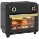HOMCOM 10L Cream Air Fryer Oven, Electric Oven, Grill, Roast, Bake, 1000W