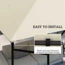 Outsunny 3 x 3(m) Gazebo Canopy Replacement Cover with Drain Holes