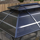 Outsunny 4 X 3(m) Polycarbonate Gazebo For Lawn, Yard, Patio, Deck