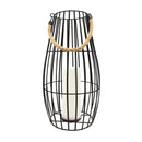 Monaco Flickering Floor Lantern Solar