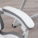 Vinsetto Racing Style Gaming Chair With Reclining Function Footrest, Grey