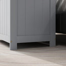 HOMCOM Storage Chest with 2 Safety Hinges, Storage Bench for Living Room