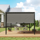 Outsunny 3 x 3(m) Pergola Metal Gazebo Outdoor Sun Shade Shelter Canopy