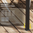Outsunny 3 x 3(m) Pergola with Retractable Roof and Curtains