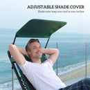 Outsunny 2 Pcs Zero Gravity Lounger Chair, Folding Reclining Chair