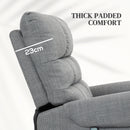 HOMCOM Power Lift Recliner Chair For Elderly With Massage And Heat Grey