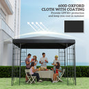 Outsunny 3 x 3(m) Gazebo Canopy Replacement Cover, UPF30+