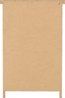 NEVADA 3 DRAWER BEDSIDE - GREY GLOSS/LIGHT OAK EFFECT VENEER