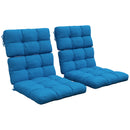 Outsunny 2pc Outdoor Seat Cushion with Backrest, Ties, for Garden